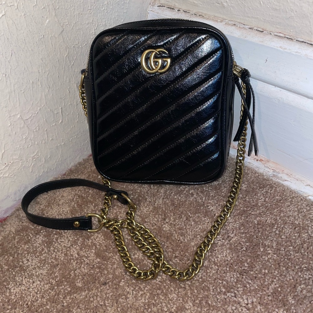 Black Crossbody Bag, designer inspired